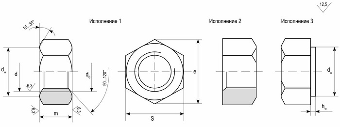 Гайка ГОСТ 5915-70