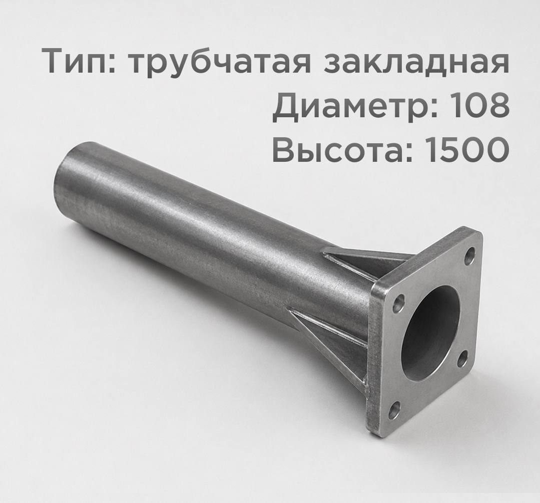 Закладные детали фундамента ФМ-0,108-1,5-250