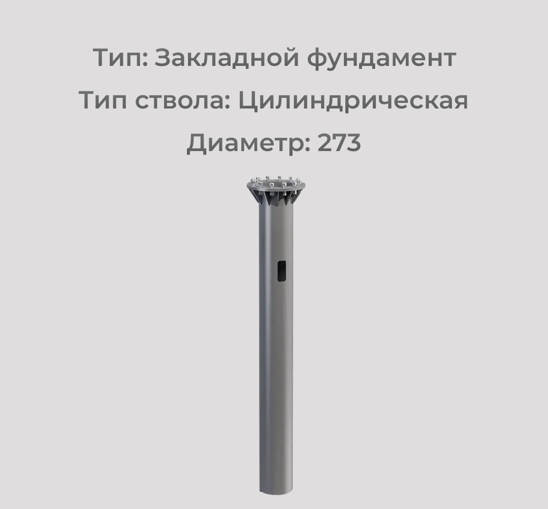 Закладная деталь фундамента ТАНС.31.066.000 (ЗФ-20/12/Д372-2,5-б) OE OPORA ENGINEERING