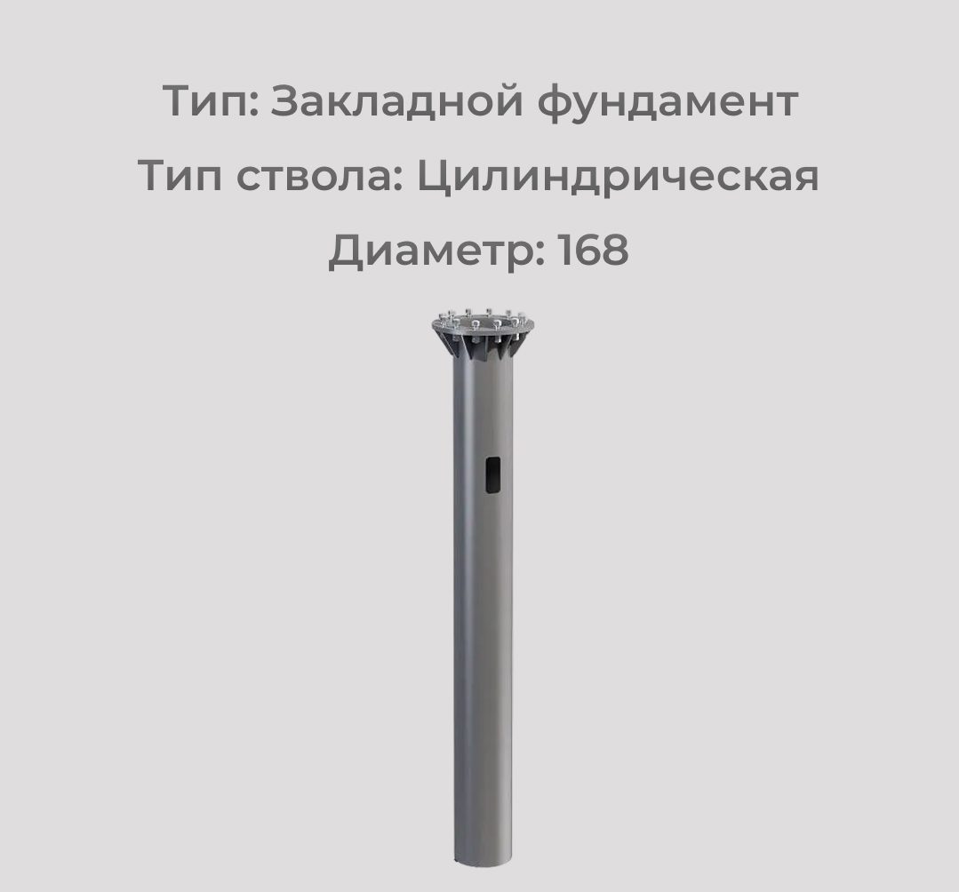 Закладная деталь фундамента ТАНС.31.068.000 (ЗФ-20/4/К180-1,5-б) OE OPORA ENGINEERING